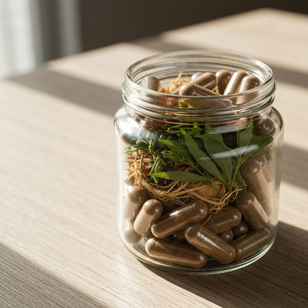 Natürliche pflanzliche Ergänzungen